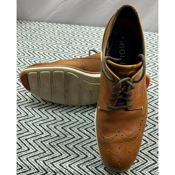Cole Haan Mens Wingtip Oxford Shoes Brown Leather Size 11M main image 6